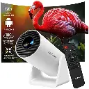 Lifelong Lightbeam Smart Android Projector For Home, Native 720p HD Resolution With 4K Support, 2500 Lumen Brightness